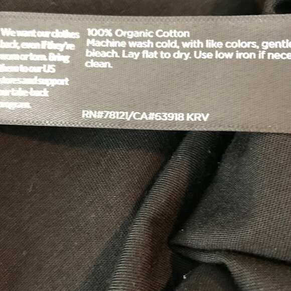 Eileen Fisher Black Long Sleeved T-shirt 100% Organic Cotton Size S - Picture 8 of 8